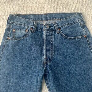 LEVI Strauss @Co - 501  -  Original Riveted - Men's Size W30 L32 Blue Jeans